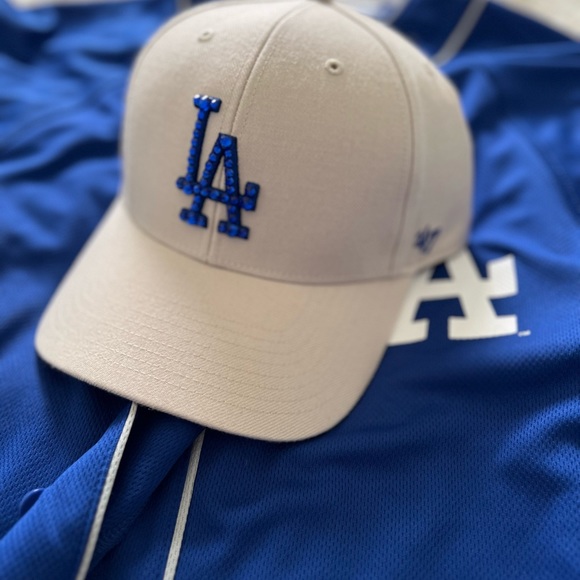 Bedazzled Dodgers Hat - Picture 1 of 4